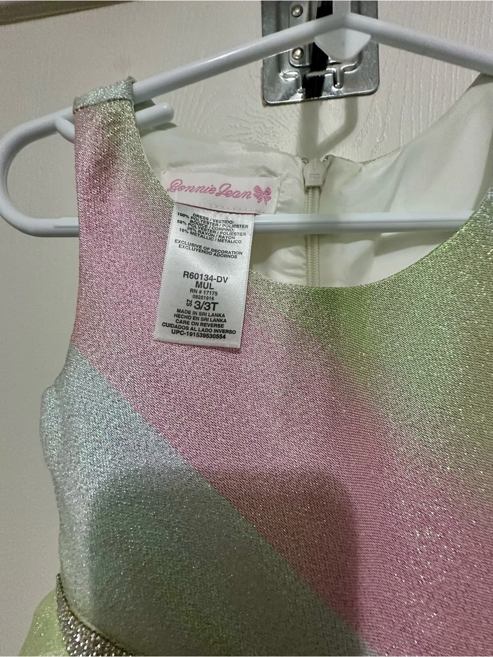 Bonnie Jean sparkling sleeveless